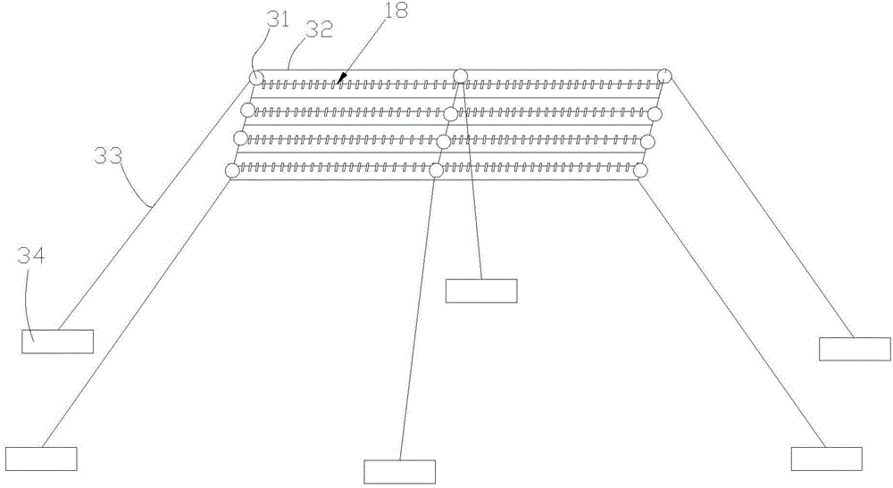 Device and method for double-harvest hanging cultivation of oysters by double-layer raft frames in open sea area