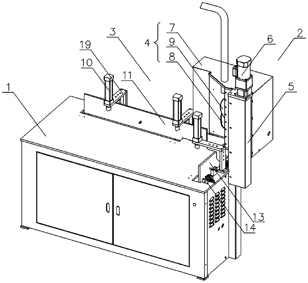 Full-automatic right-angle cutting device