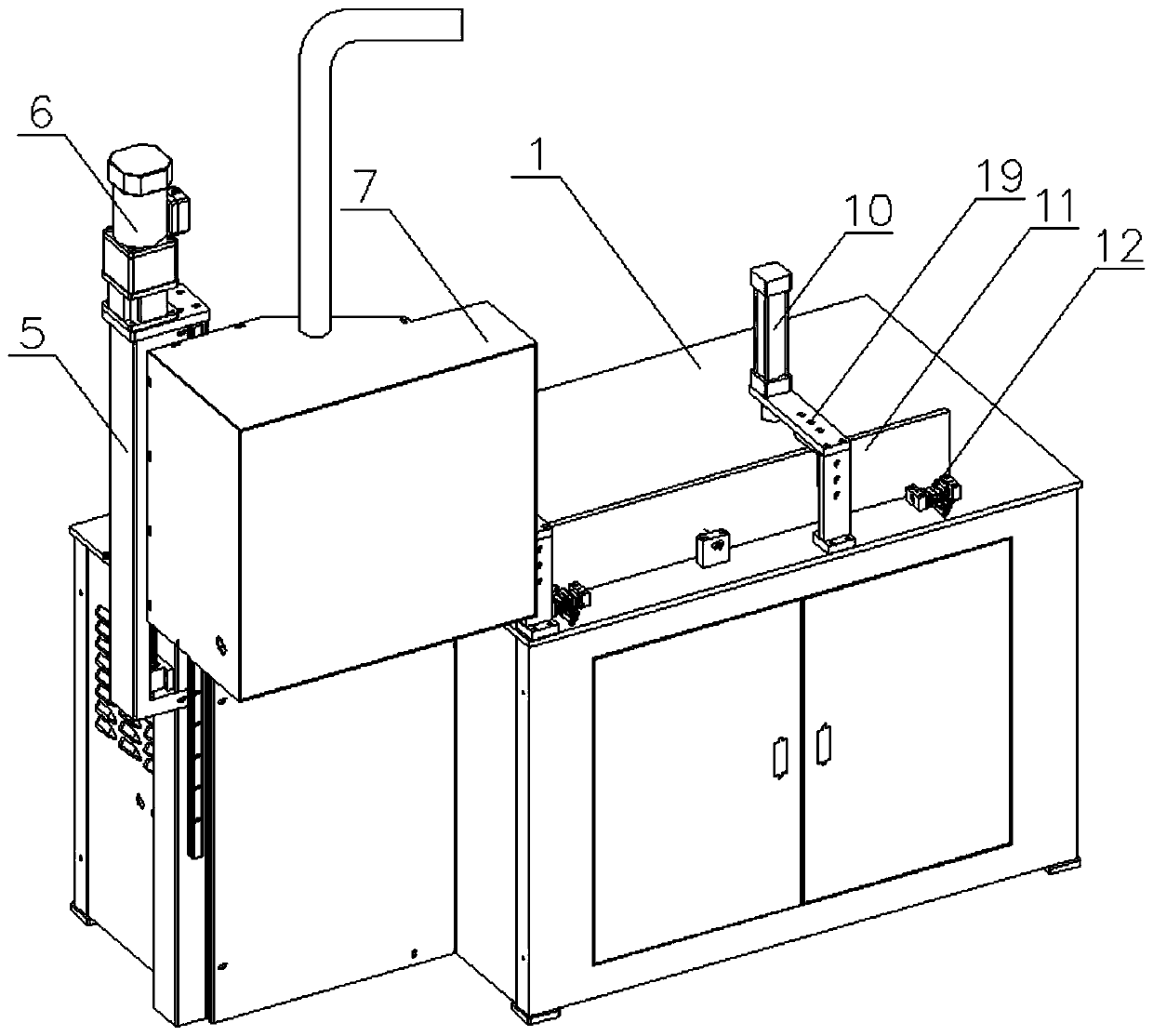 Full-automatic right-angle cutting device