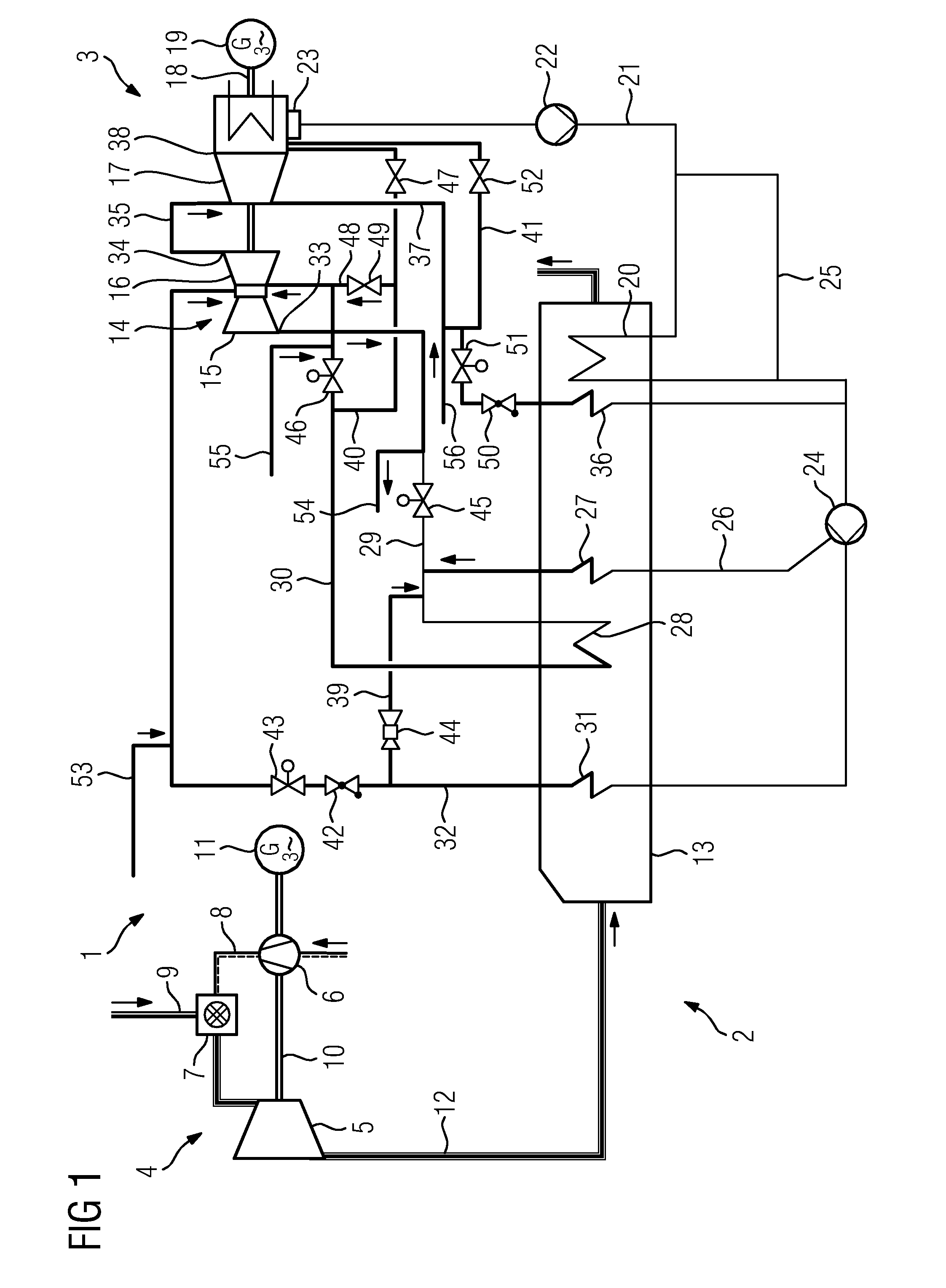 Method for quickly connecting a steam generator