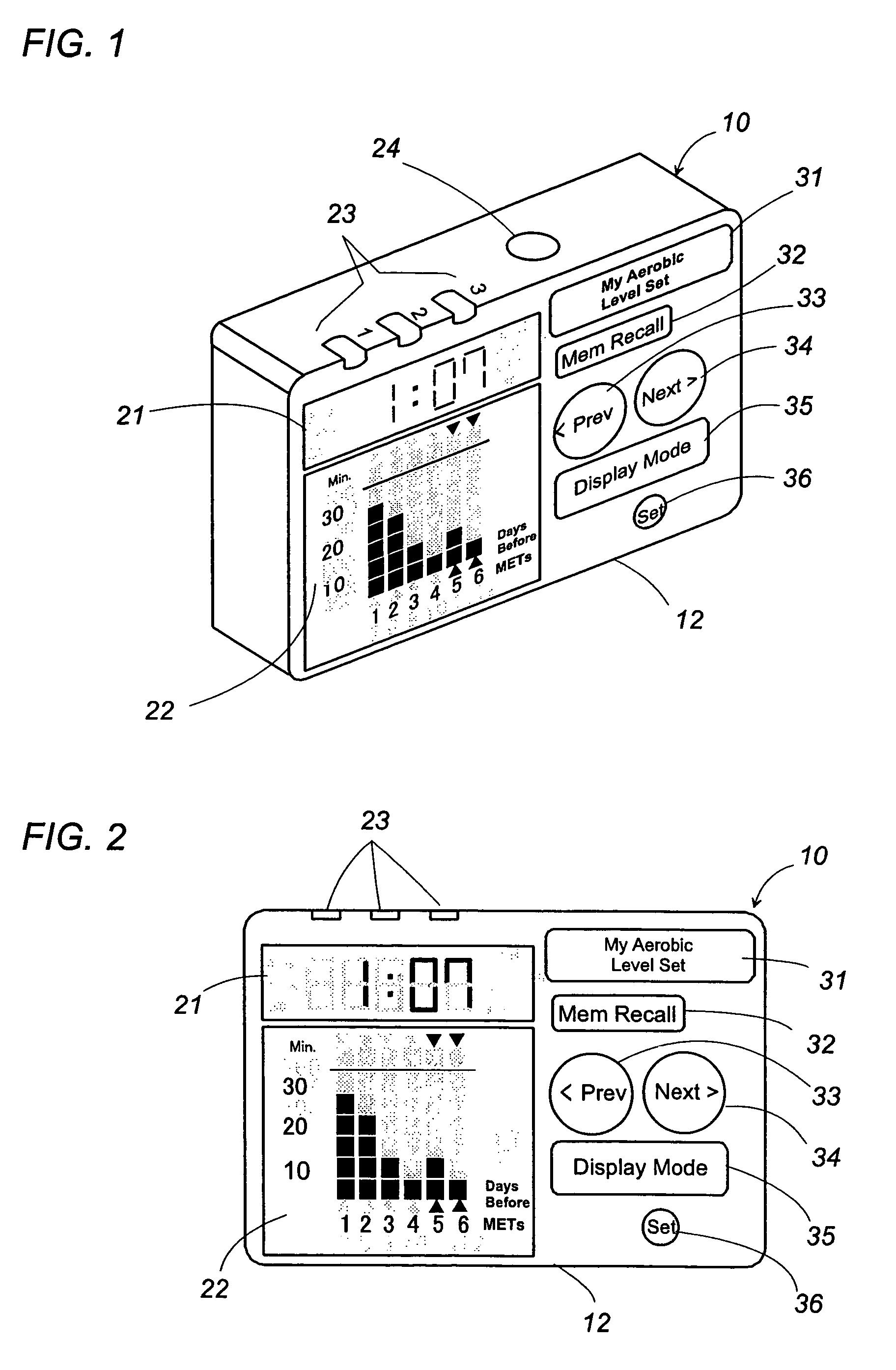 Physical activity measuring system