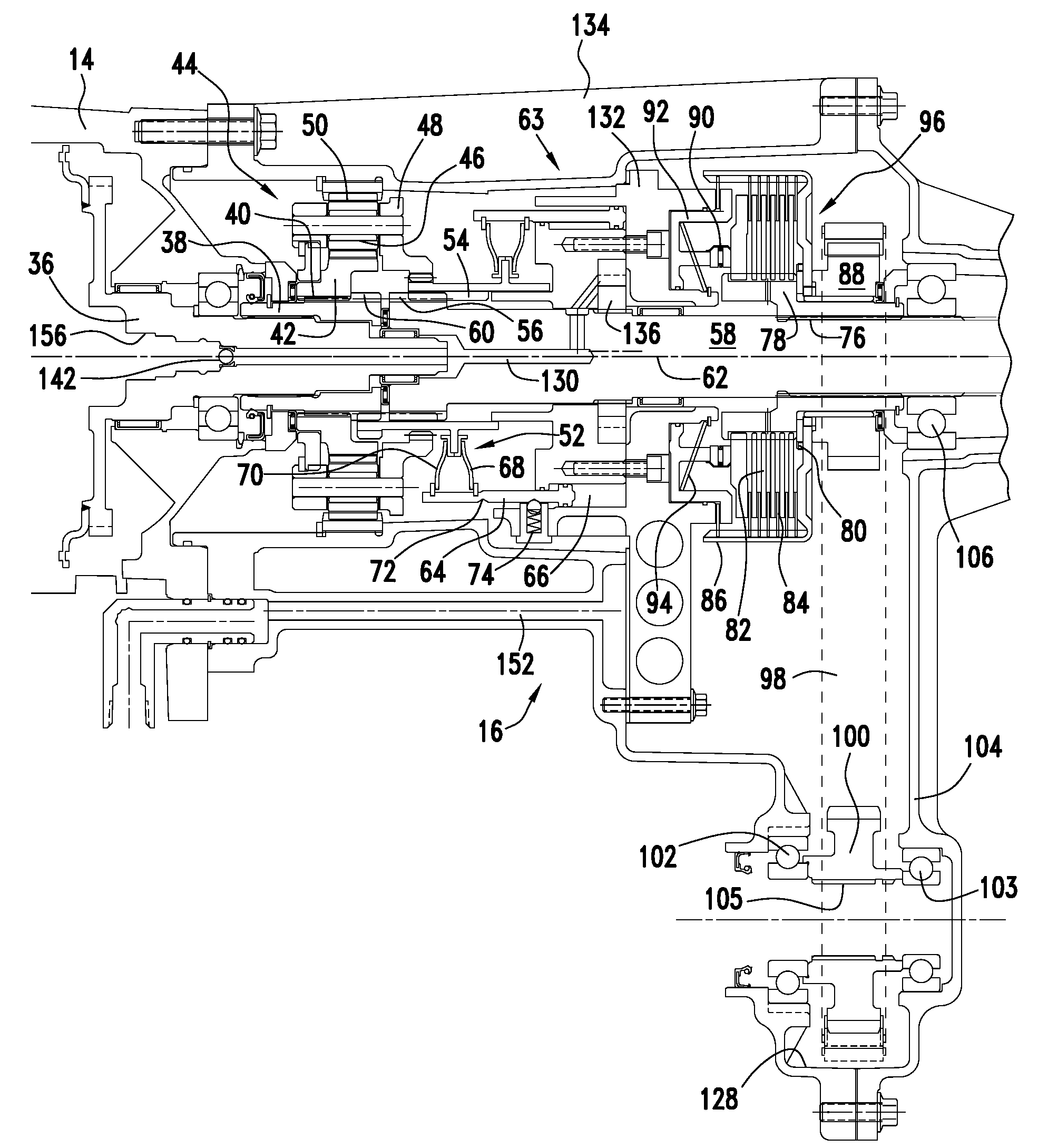 Transfer Case for a Motor Vehicle Powertrain