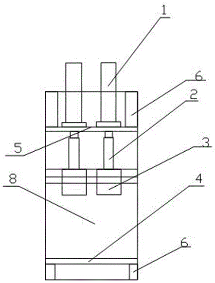 Casting head removing machine