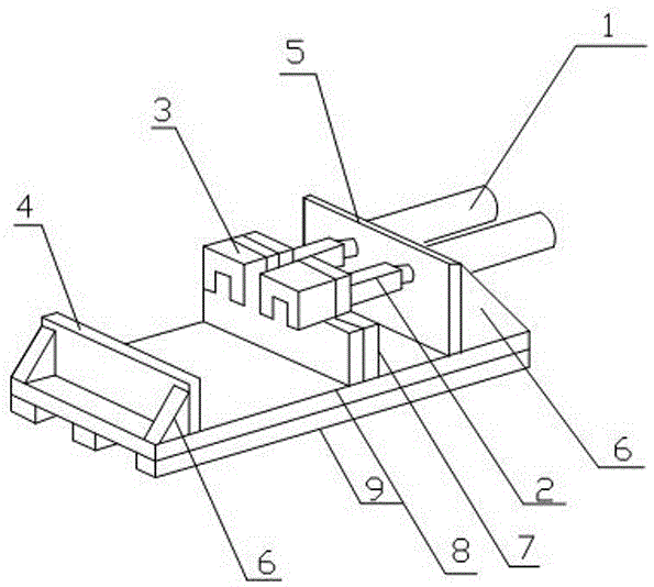 Casting head removing machine