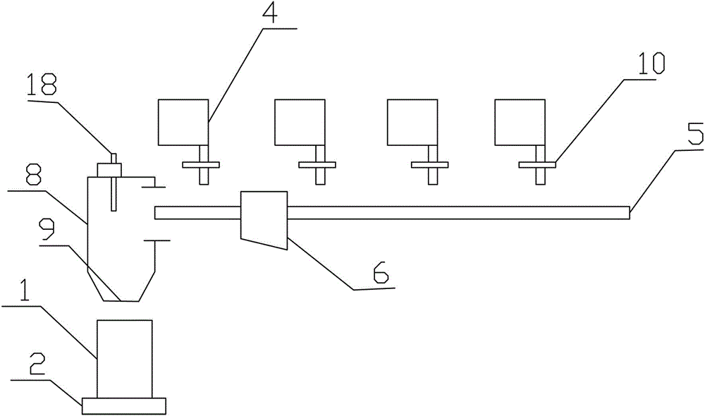 Automatic seasoning allocation device for production of pickled vegetable