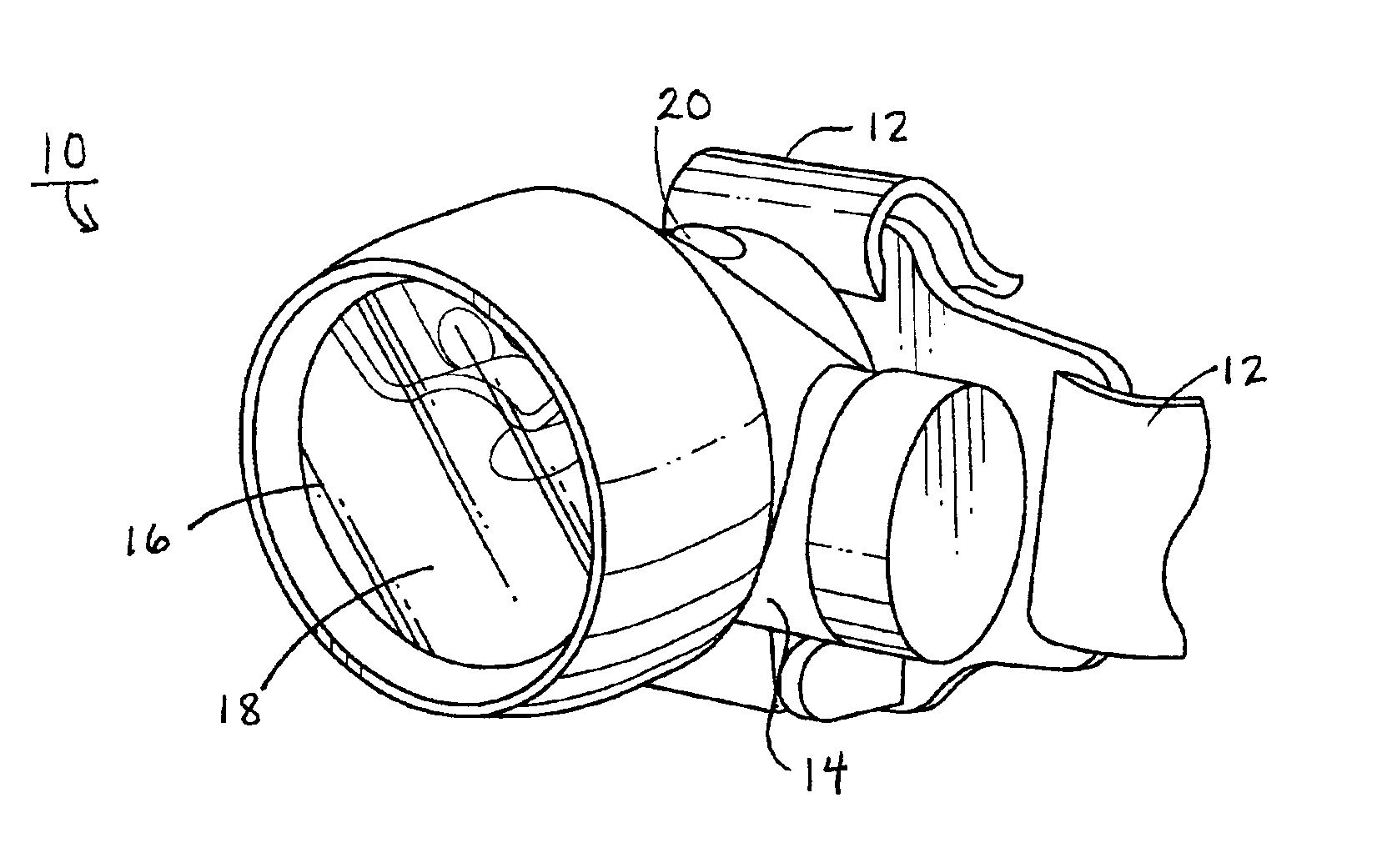 Electronically controlled multi-light flashlight