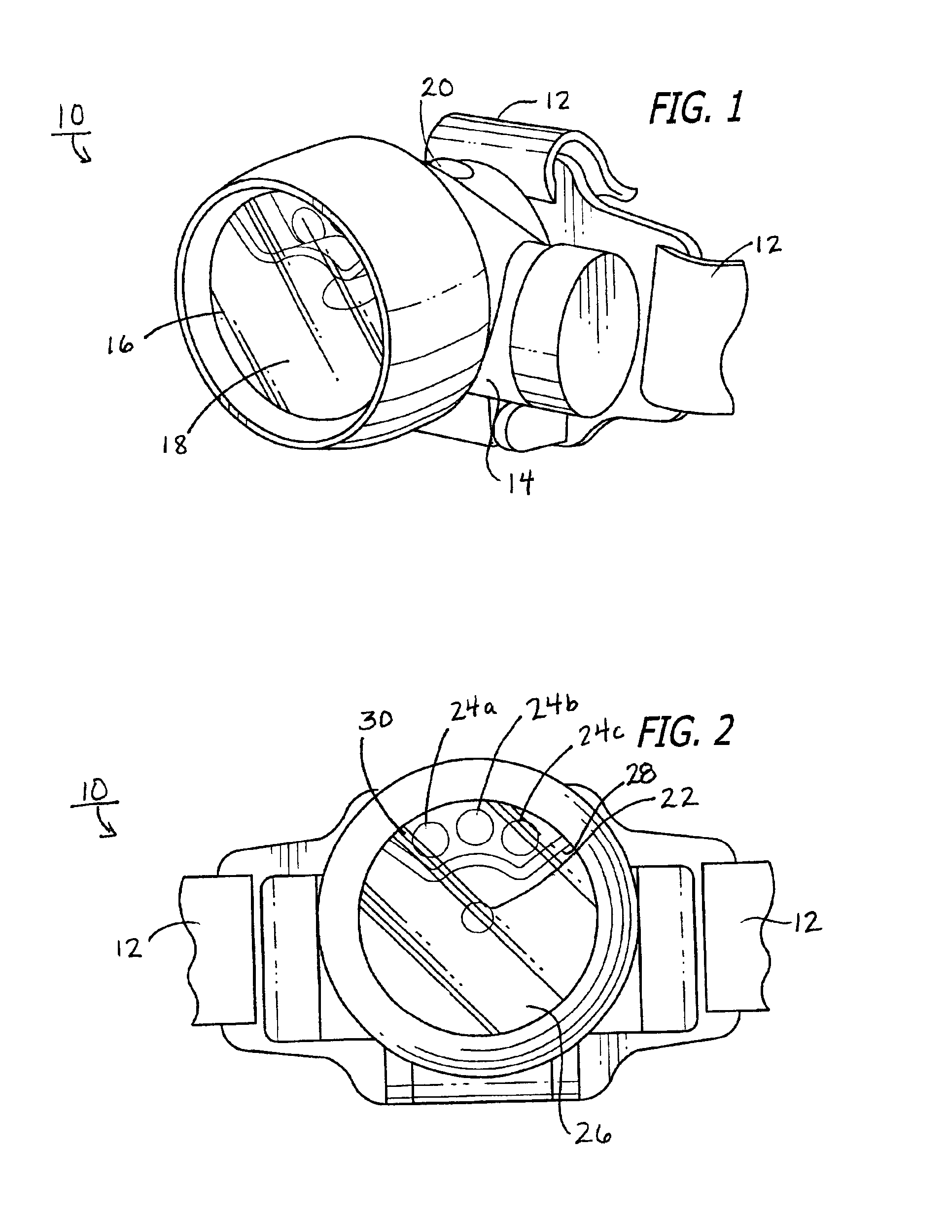 Electronically controlled multi-light flashlight