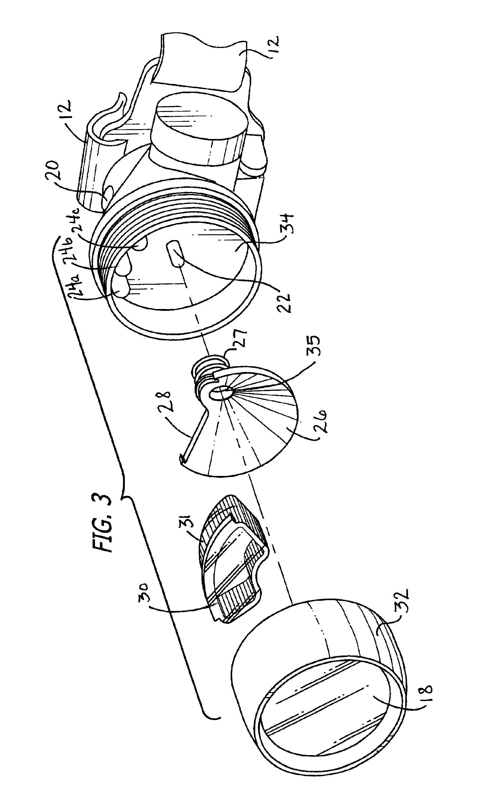 Electronically controlled multi-light flashlight