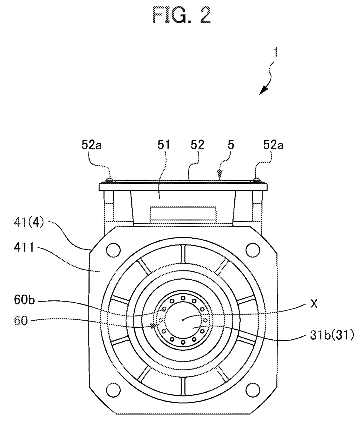 Electric motor and machine tool equipped with the electric motor