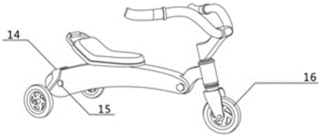 Multifunctional baby scooter