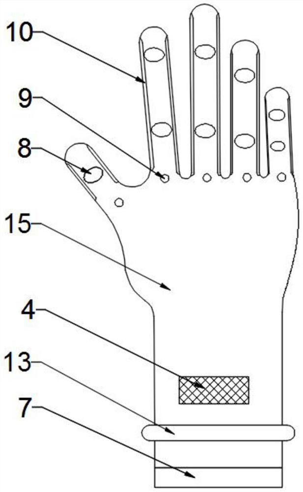 Puncture-proof medical rubber glove