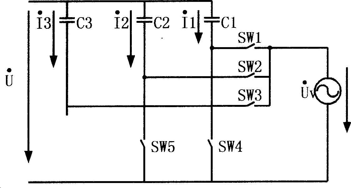 High-voltage network high-capacity powerfree compensation continuous regulation method