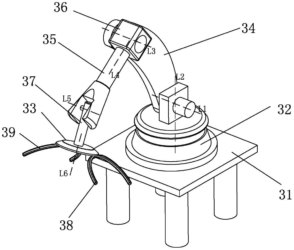 Conveying method of car hub spinning production line