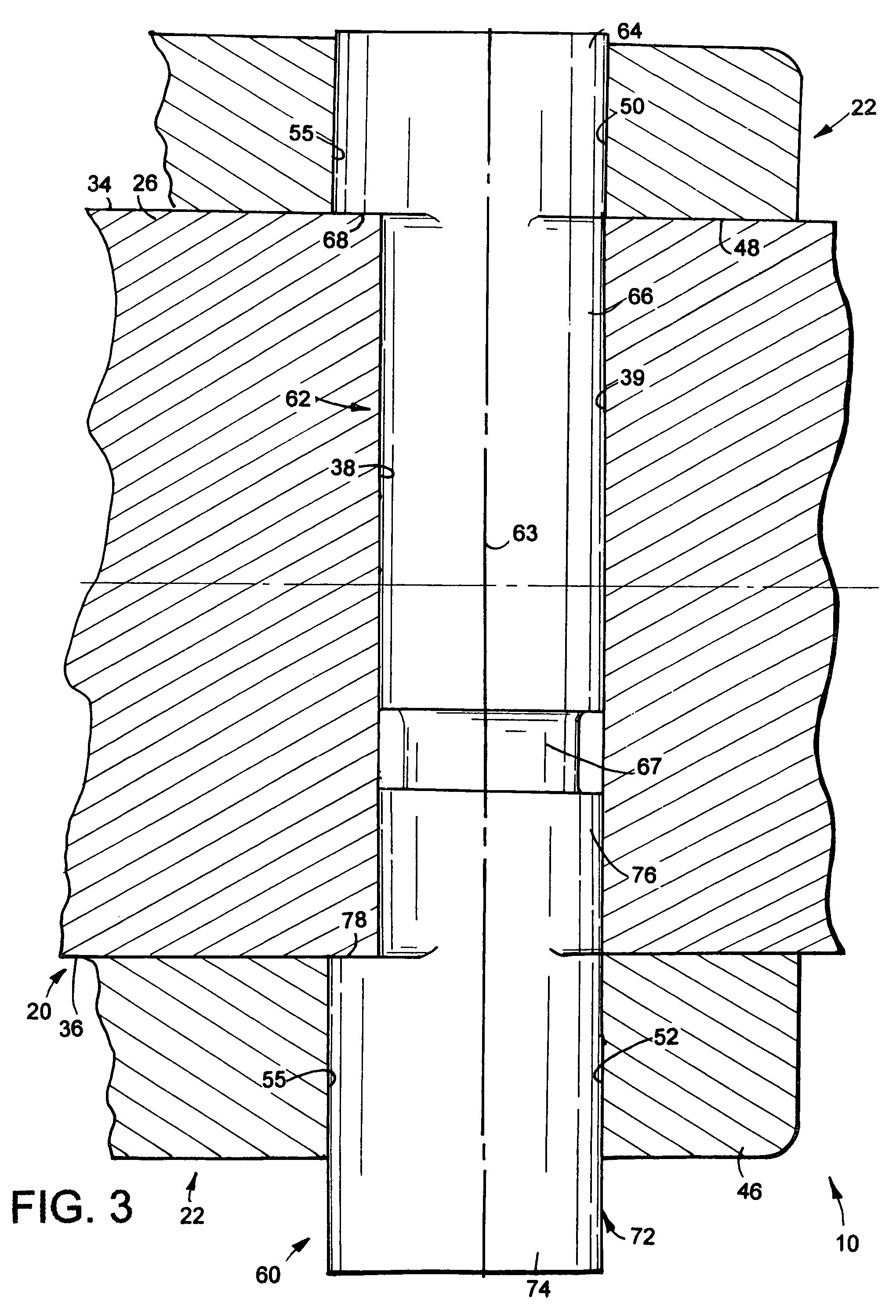 Pin assembly for a two-part ground engaging tooth system and method for connecting components of a two-part ground engaging tooth system to each other