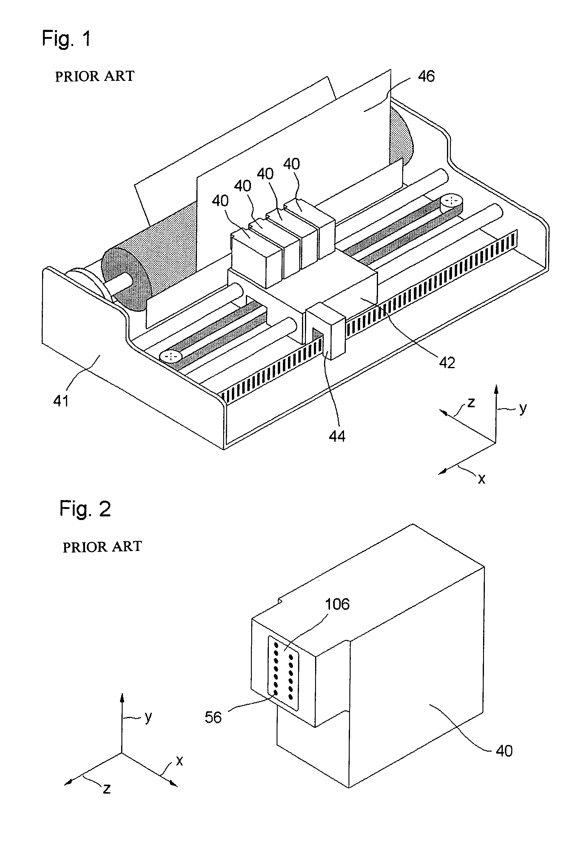 Monolithic printhead with multiple ink feeder channels and relative manufacturing process