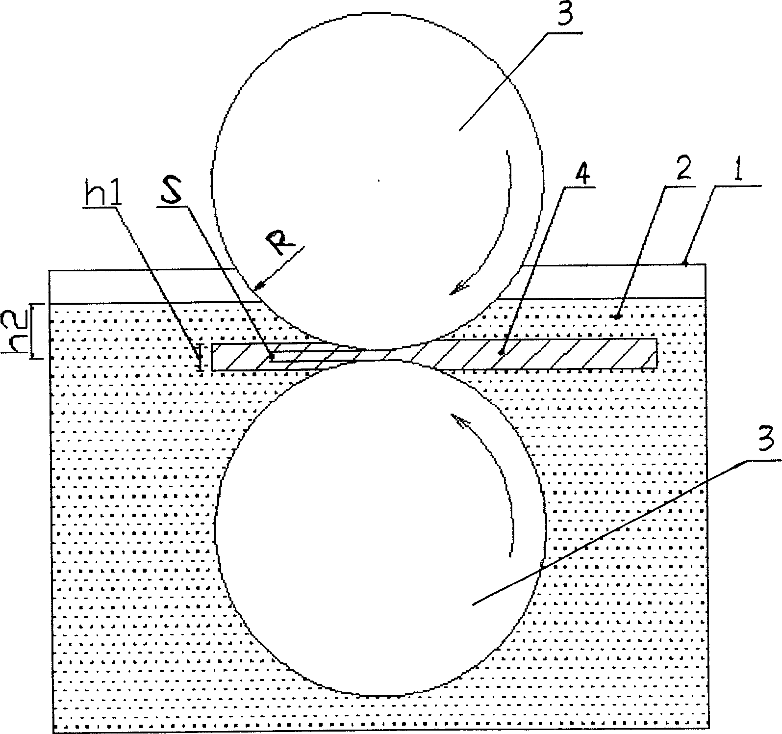 Extruding dyeing method of thin wood plate