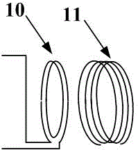 LED skipping rope capable of self-generating power and supplying power in wireless transmission mode