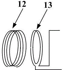 LED skipping rope capable of self-generating power and supplying power in wireless transmission mode