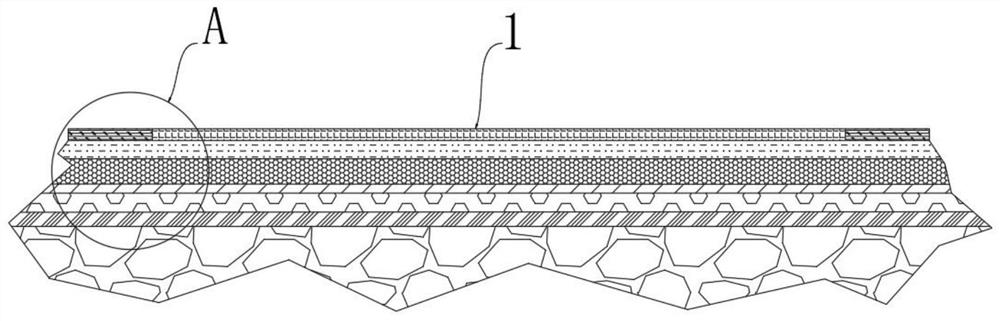 Bridge head highway subgrade structure