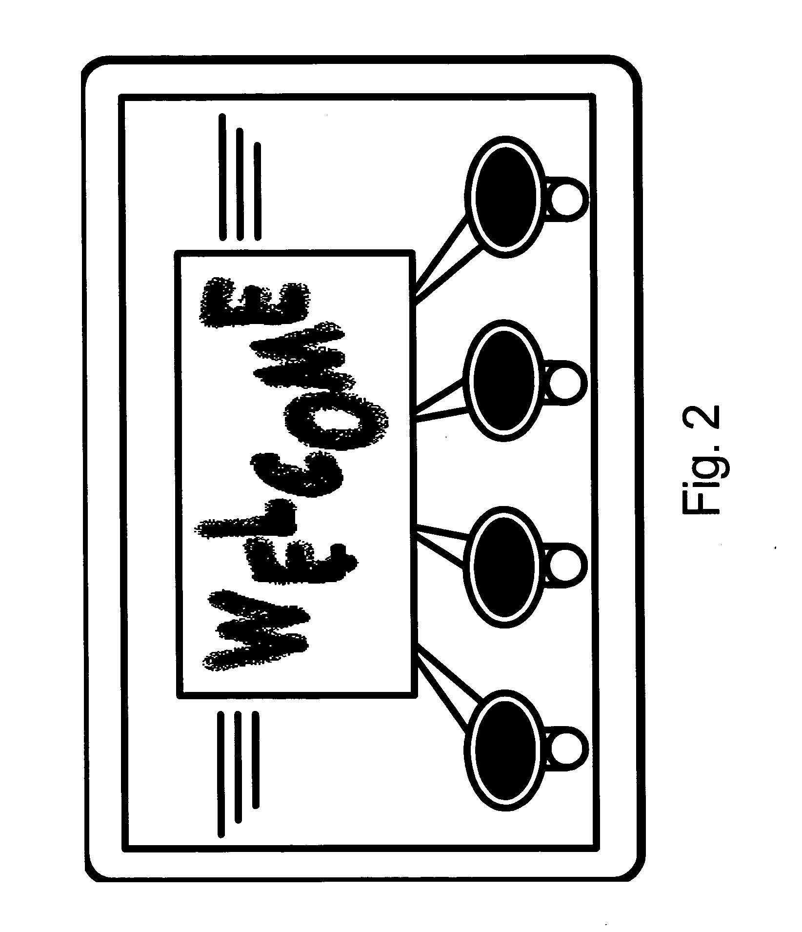 Graphical paging unit, a system including graphical paging units and the use of those