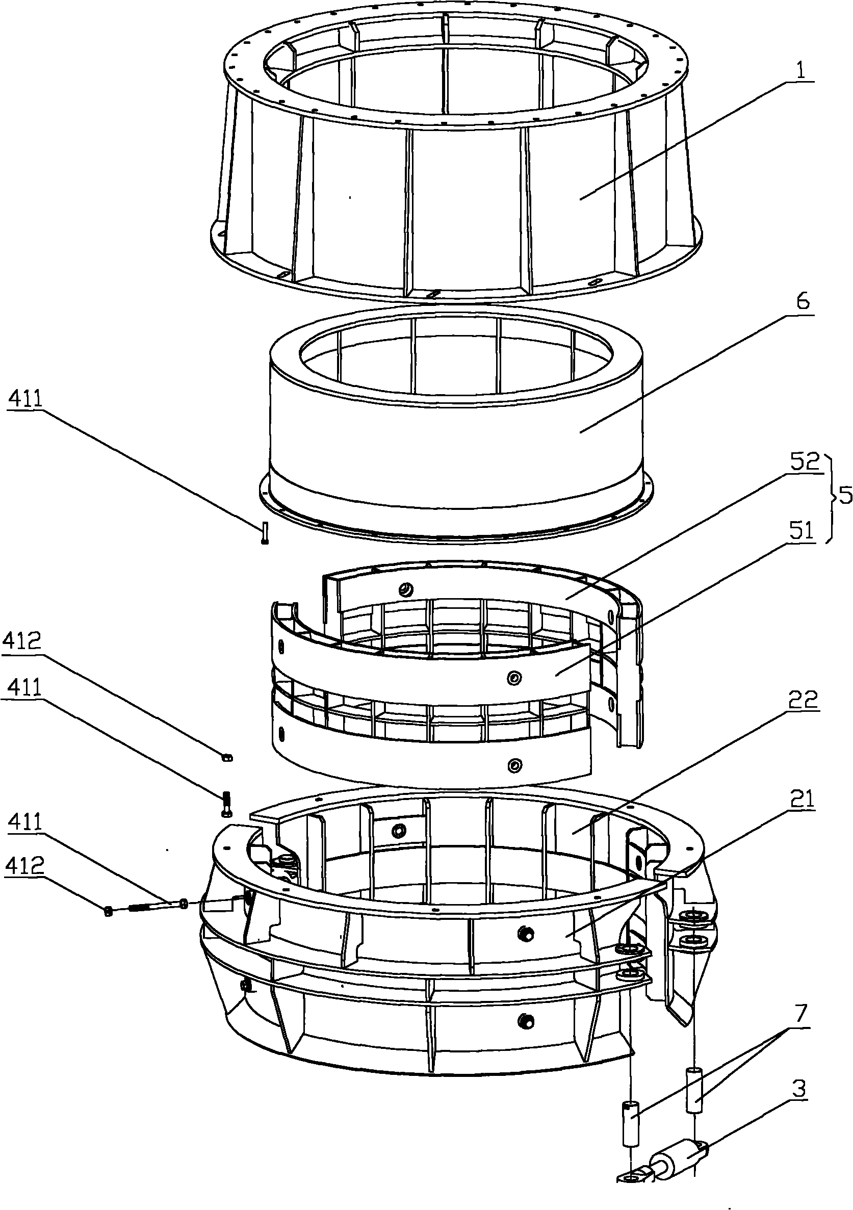 Reverse circulation drill and gripper for same