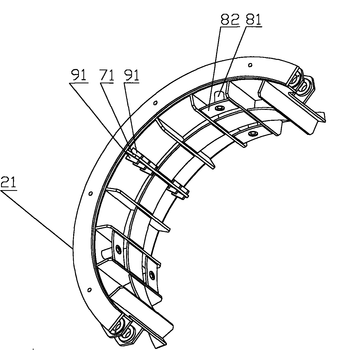 Reverse circulation drill and gripper for same