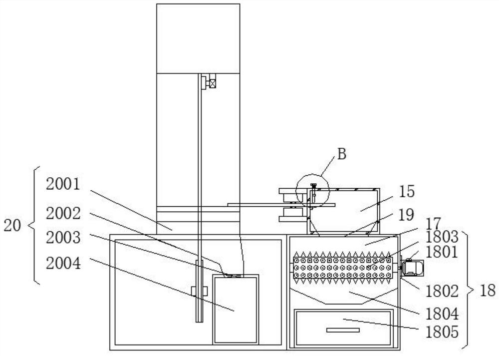 A band saw machine for cutting carbon fiber hood