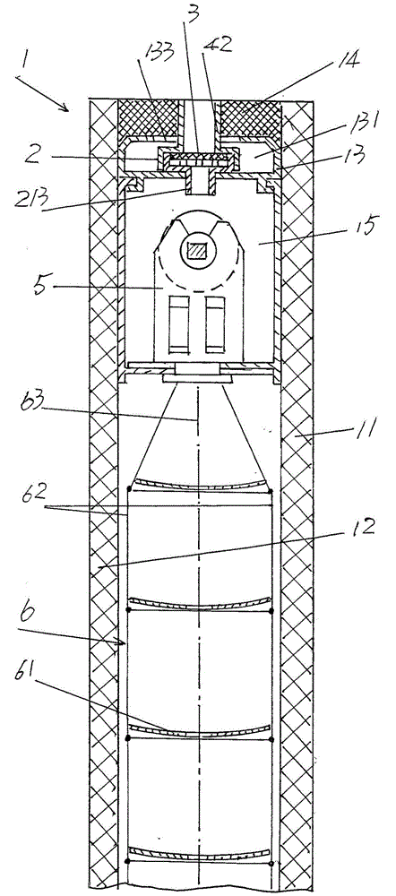 The structure of the pressure balance valve with built-in louvers in double-layer insulating glass