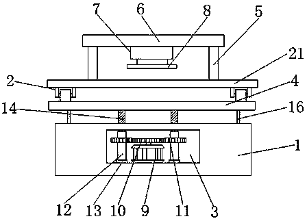 Stamping machine tool convenient to use