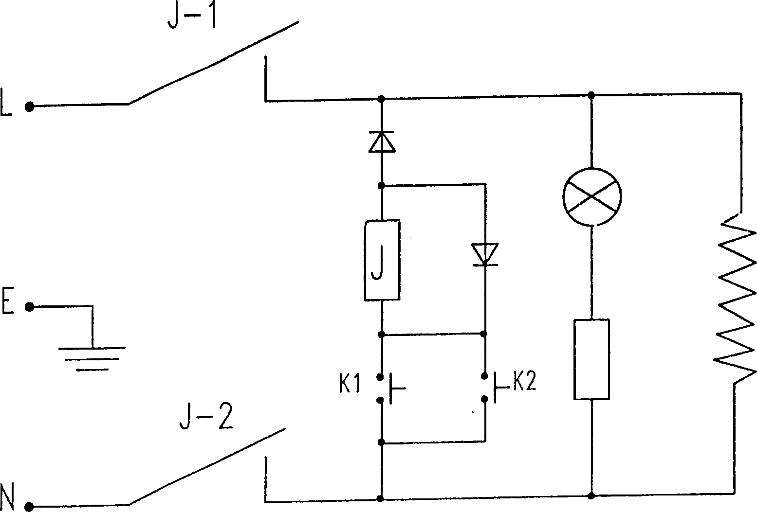 Improved temperature control equipment of electric water heater