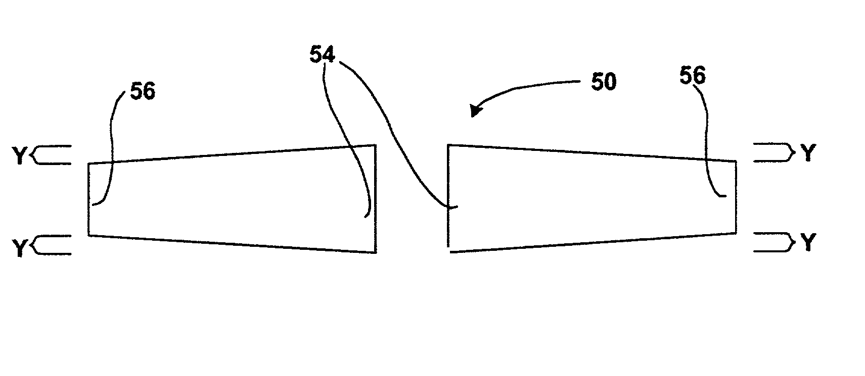 Variable thickness stamper for creation of flat molded substrates