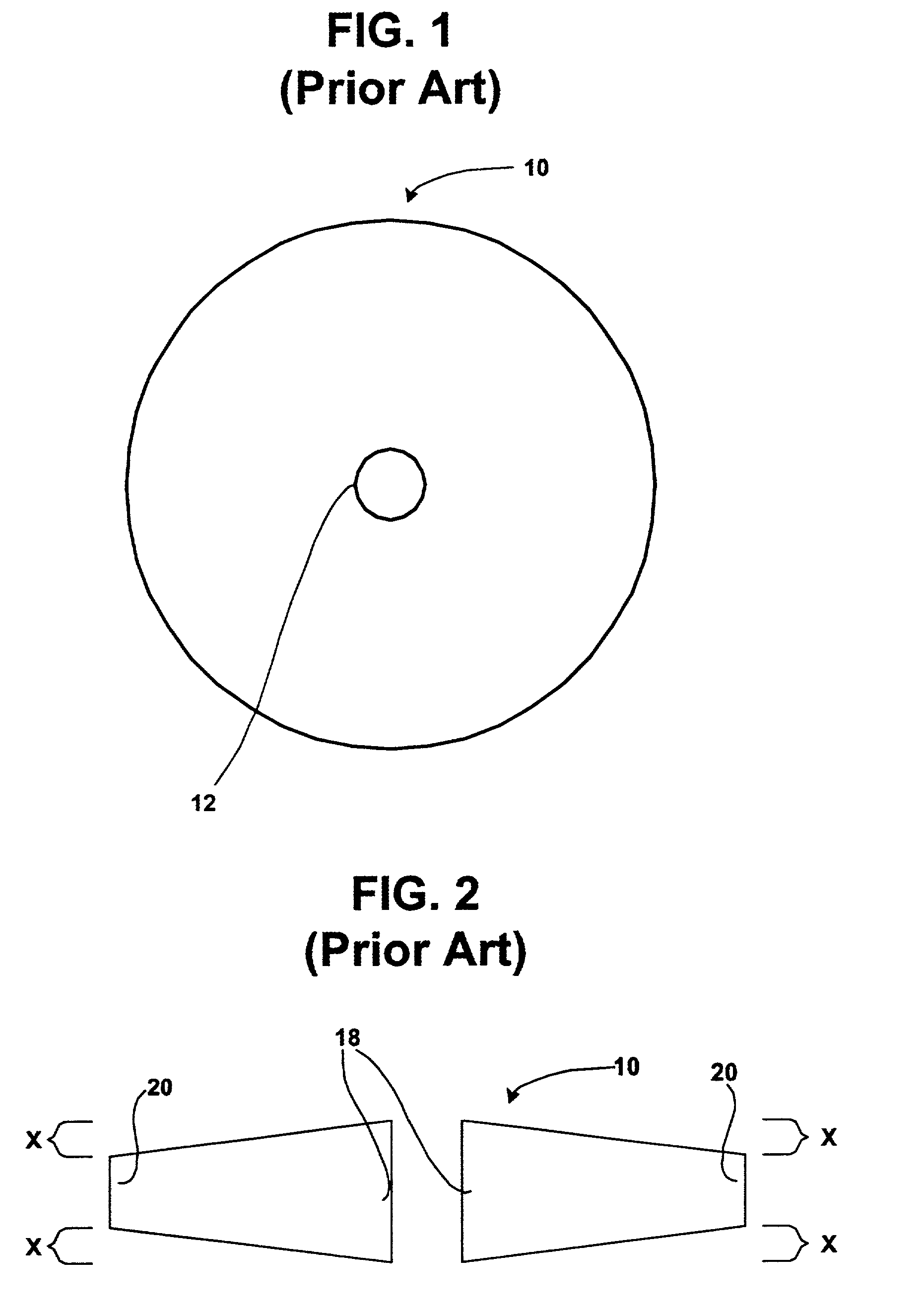 Variable thickness stamper for creation of flat molded substrates