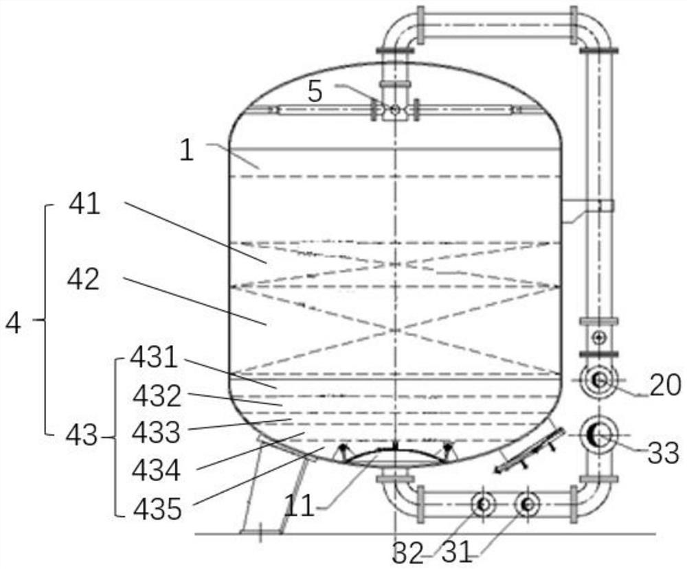 Medium filter for reclaimed water treatment