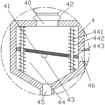 Waste crushing device for building construction