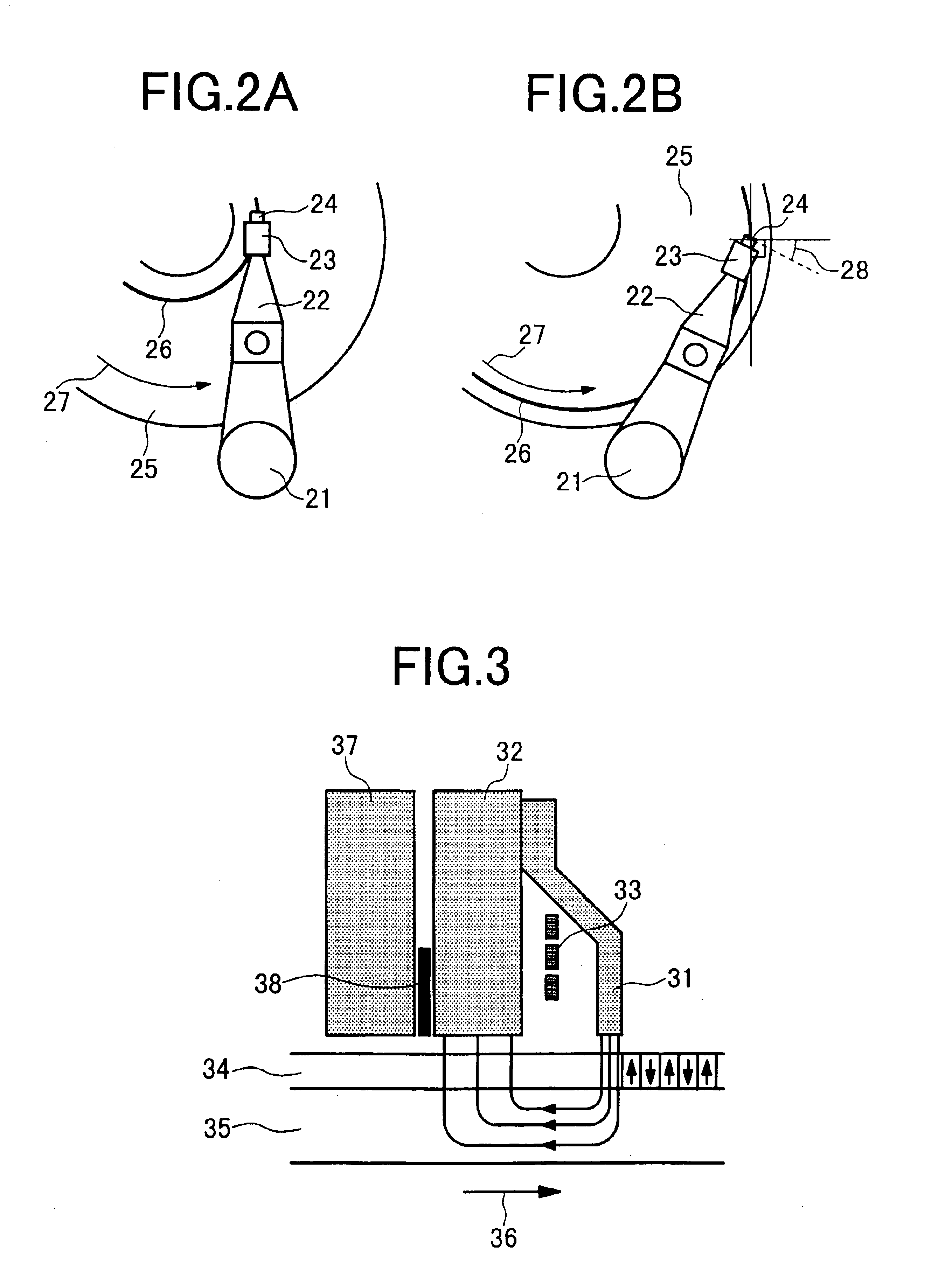 Magnetic heads for perpendicular recording and magnetic recording disk apparatus using the same