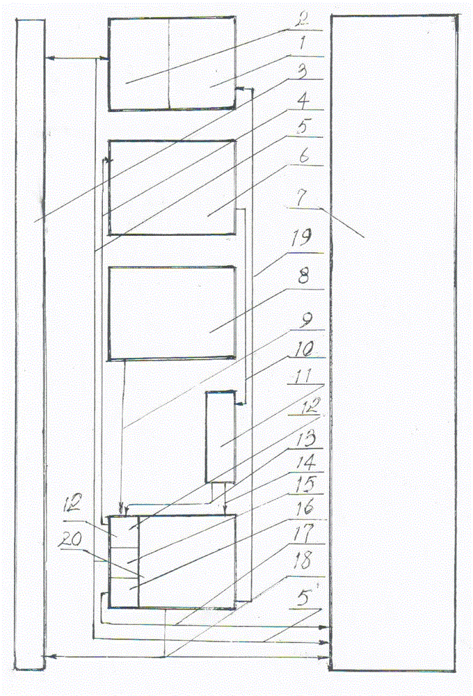 Ecological restoration and environmental protection self-drainage system