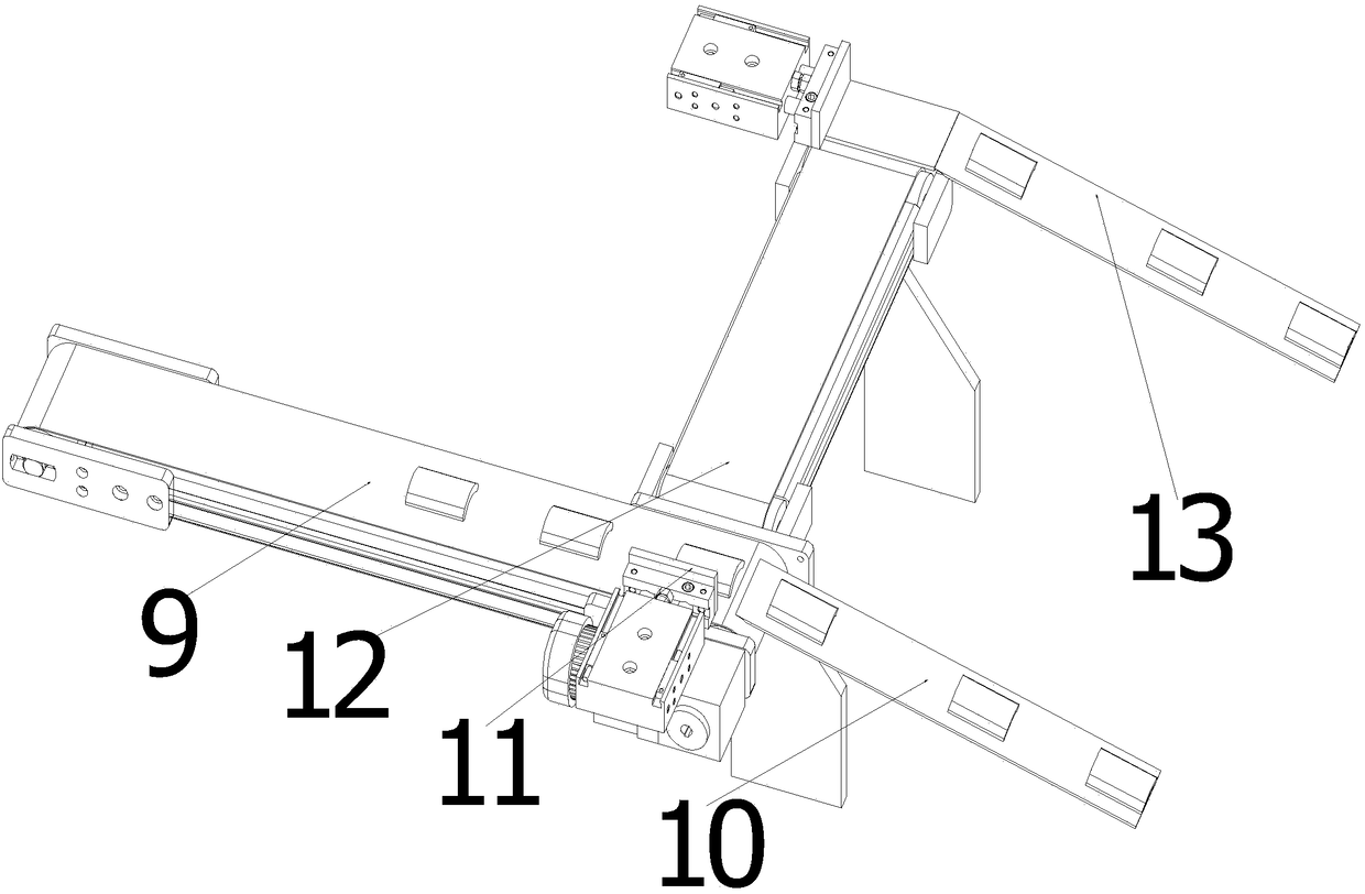 An automatic production line suitable for magnetic tile packaging and its realization method