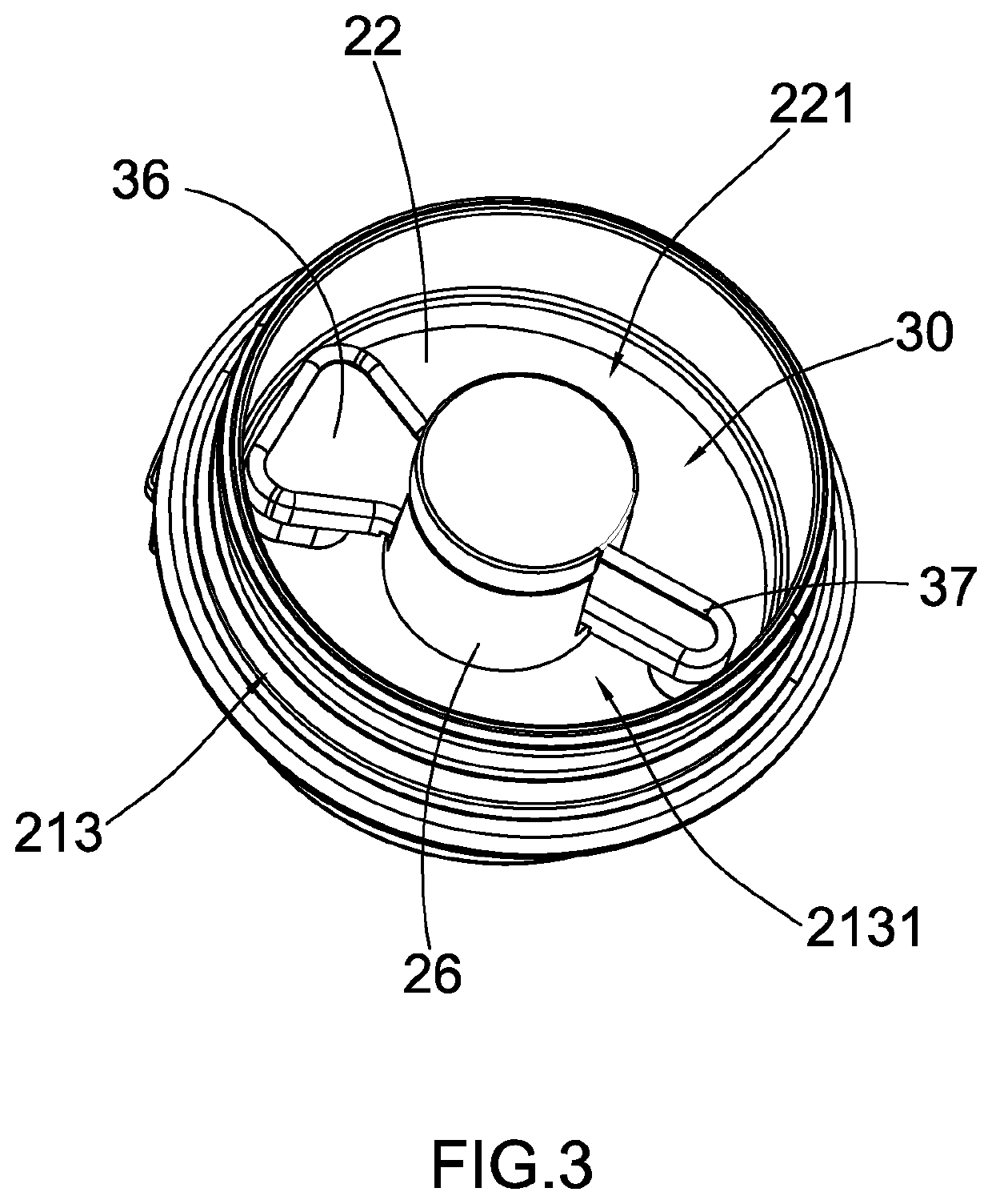 Beverage Container with Rotatable Sealing Arrangement