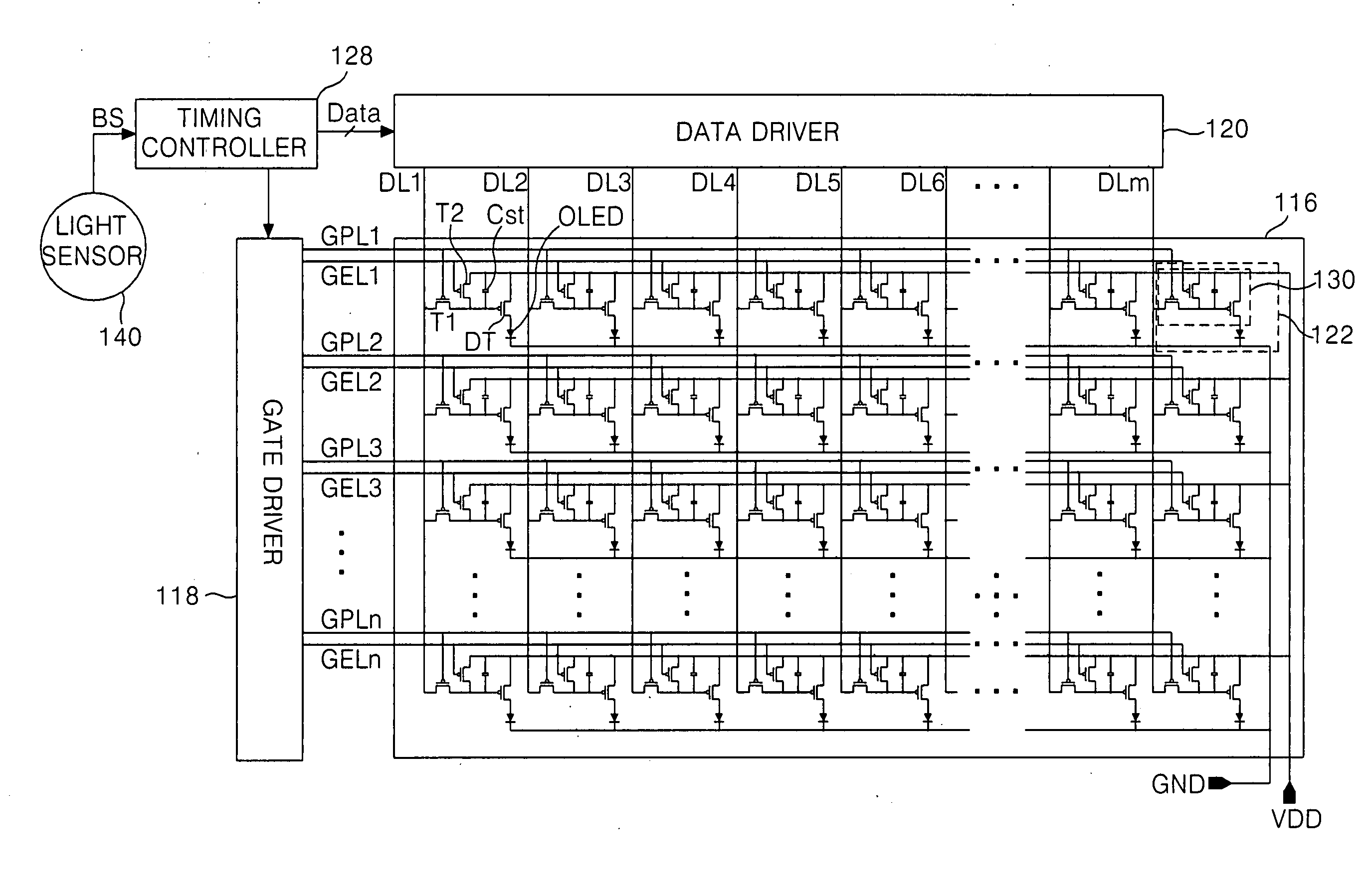 Electro-luminescence display device and method of driving the same