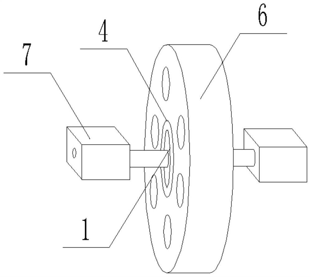 Integrated self-lubricating carrier roller structure for medium-thickness plate roller type cooling bed