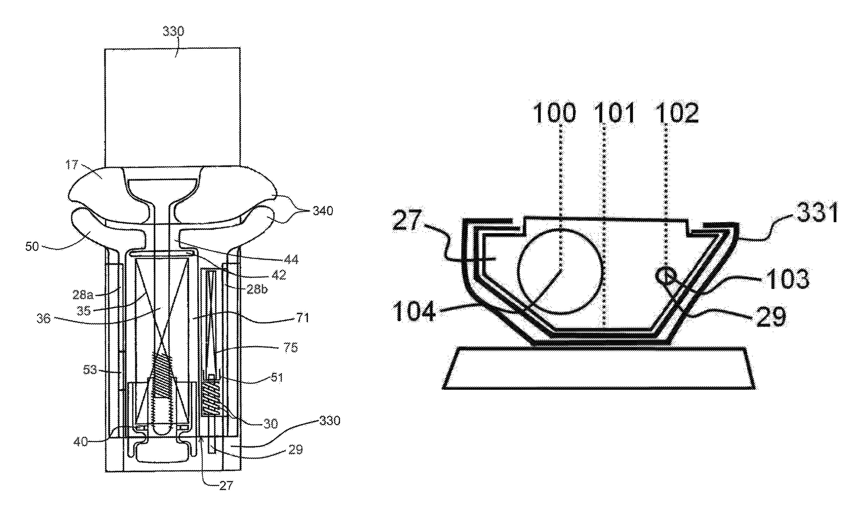 Ski binding heel unit