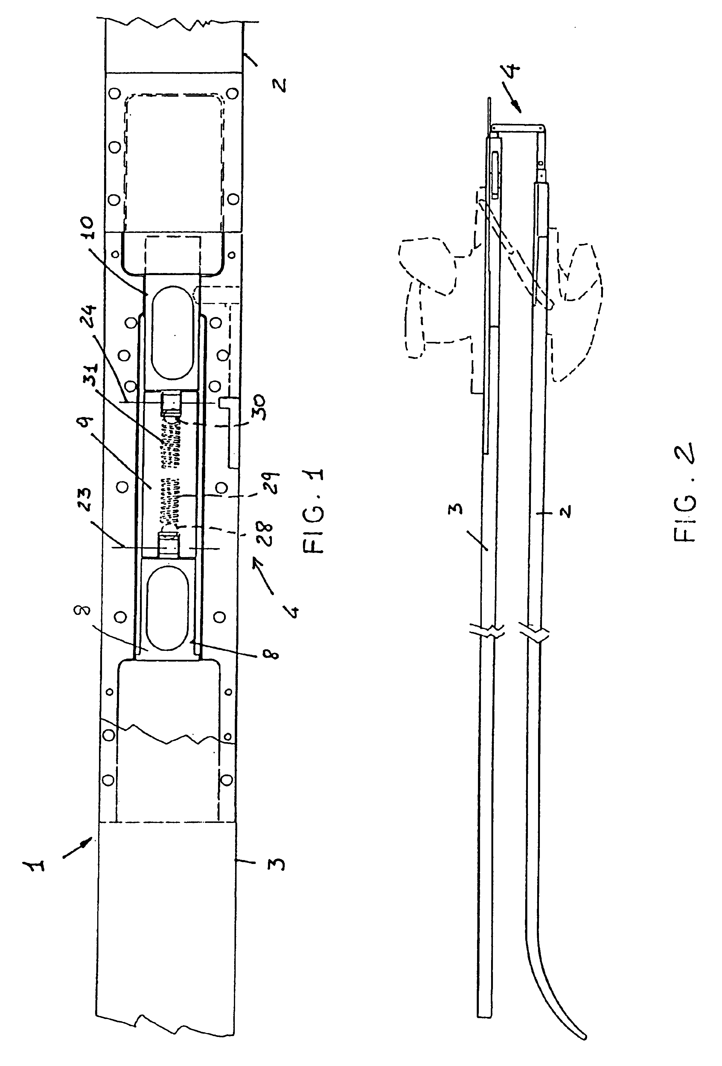 Foldable ski construction