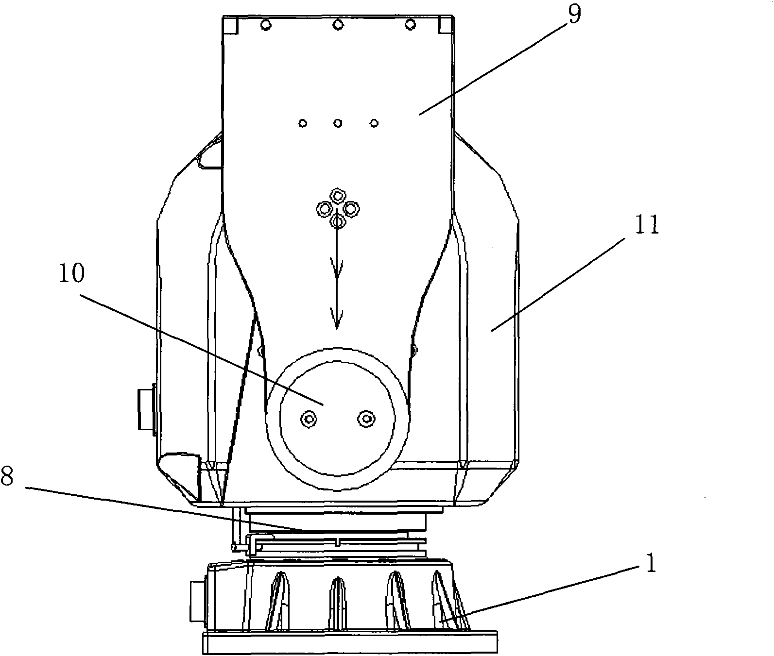 Heavy-load cradle head