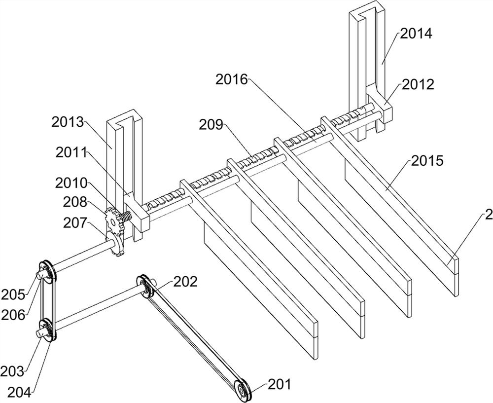 Mica sheet iron removal device capable of thoroughly removing iron