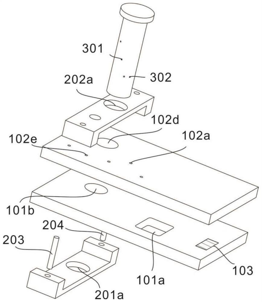 Military micro-fluidic chip for detecting infection marker and detection method thereof