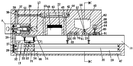 Wood fumigation dyeing device