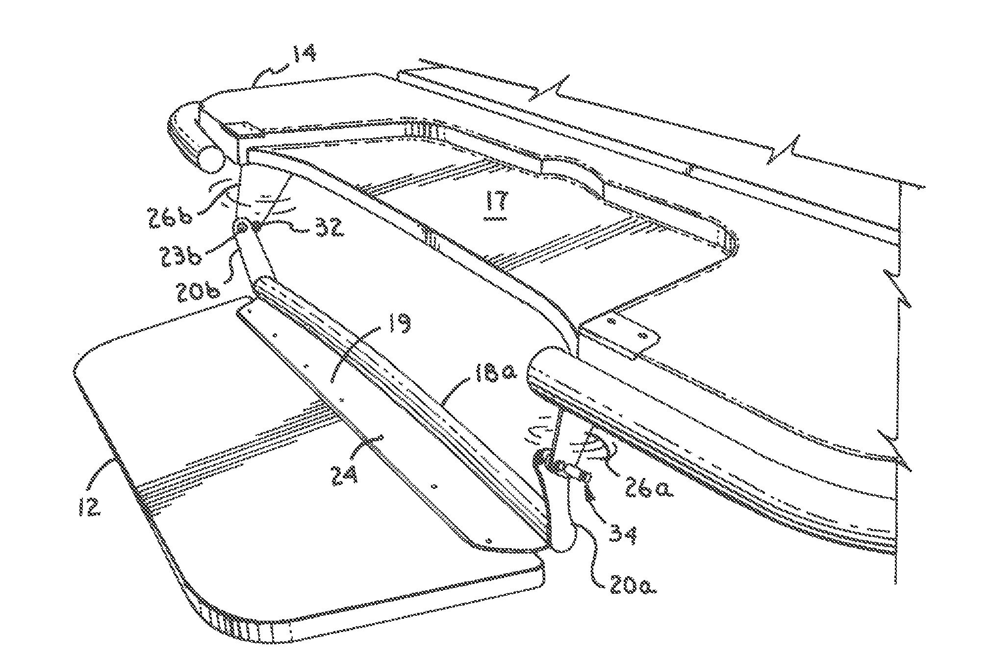 Retractable step for boat swim platform