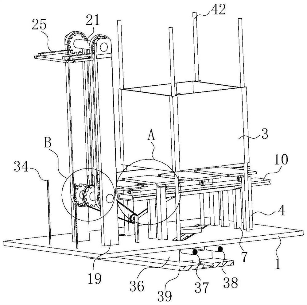 Special crane for cave dwelling construction