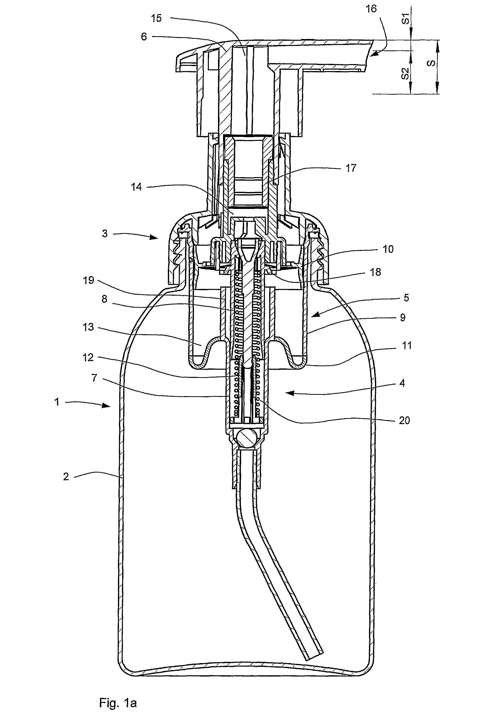 Self-cleaning foam-dispensing device