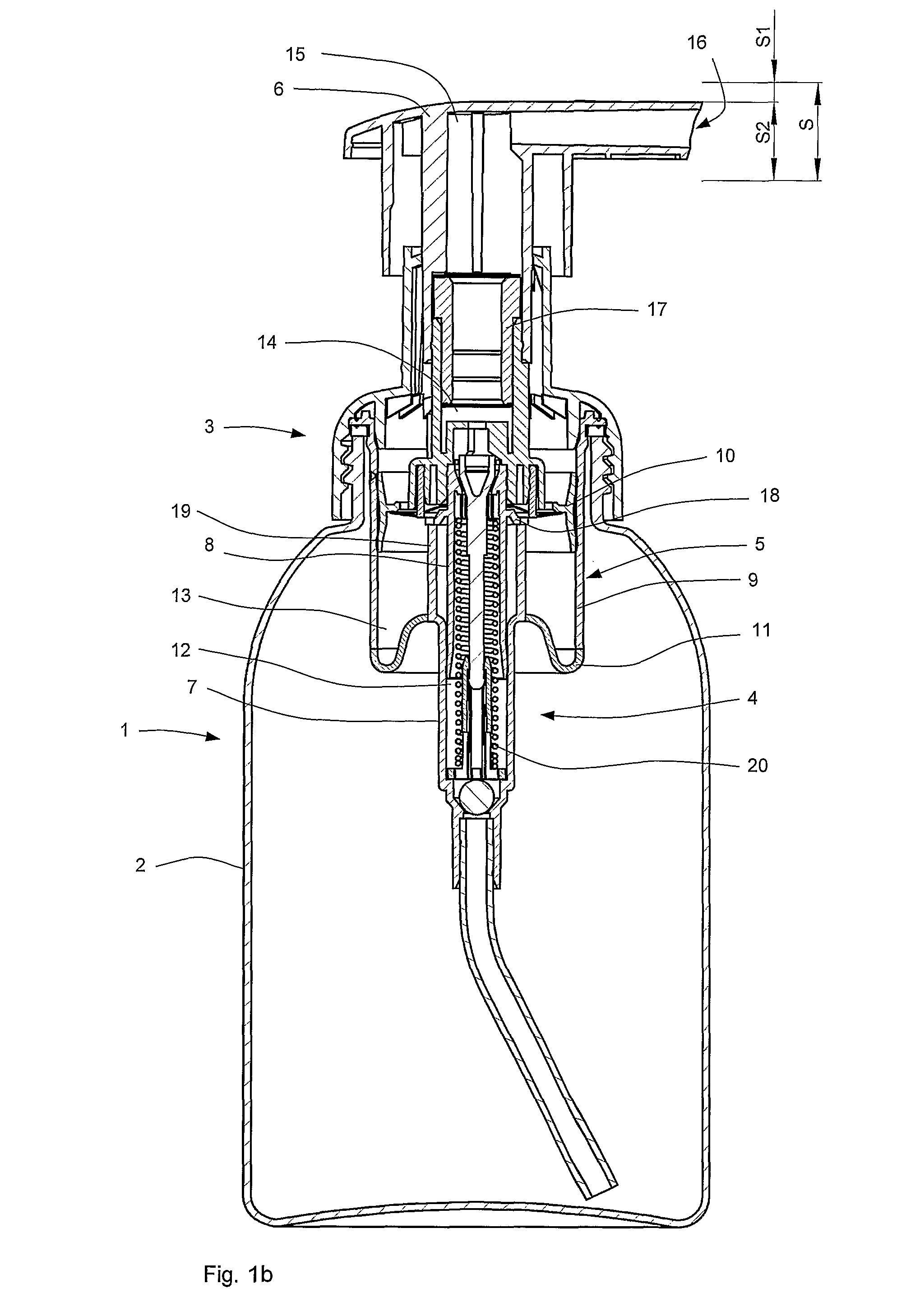 Self-cleaning foam-dispensing device